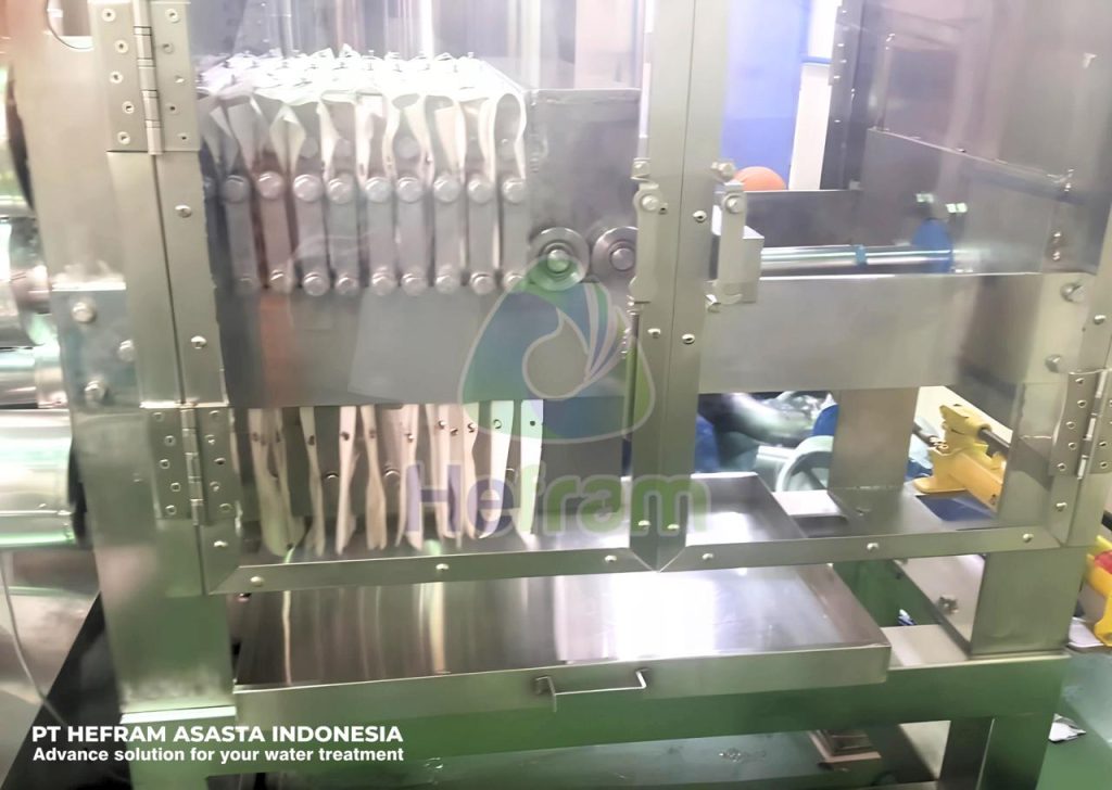 filter press in water treatment plant