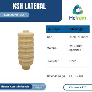Strainer Lateral - KSH R2